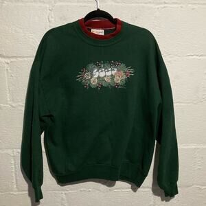 Vintage Morning Sun 90’s Crew Neck Song Birds Grandma Sweatshirt - Size L